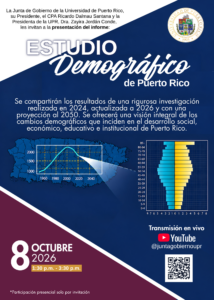 Anuncio actividad demografía